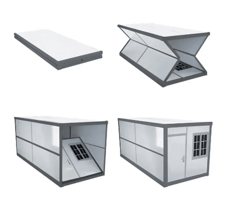 Prefab House Solution Supplier China — X Type Foldable Container House