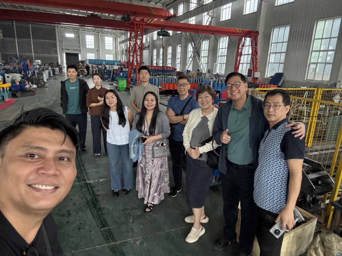 Philippine clients visit Qiaosi Steel China