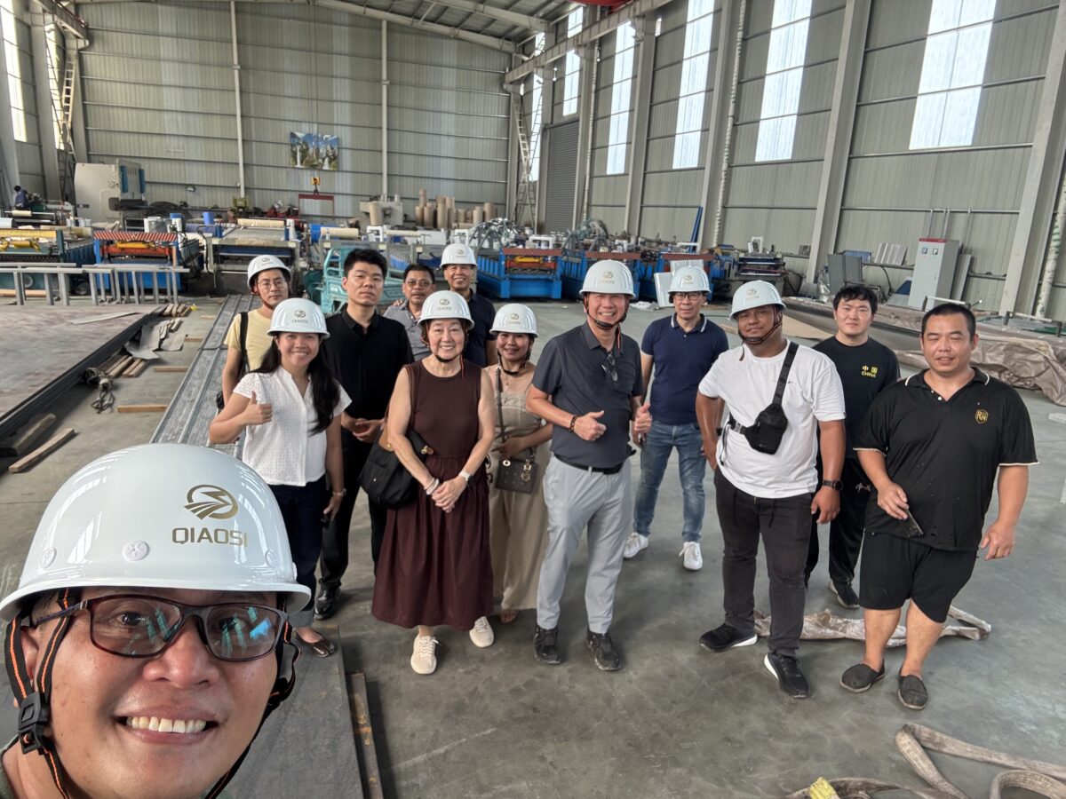 Philippine clients visit Qiaosi Steel China