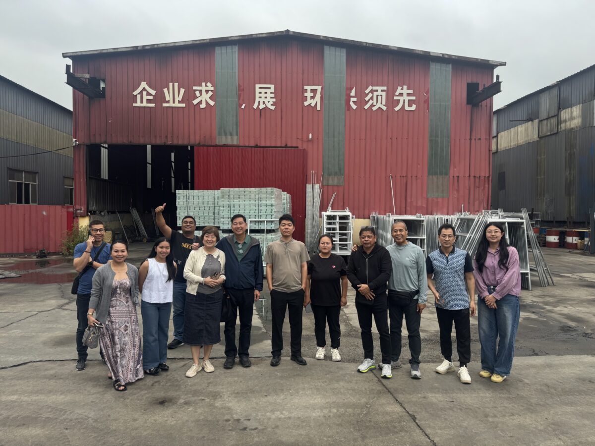 Philippine clients visit Qiaosi Steel China