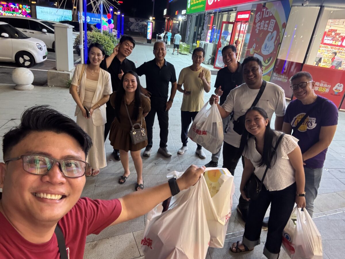 Philippine clients visit Qiaosi Steel China - day 1